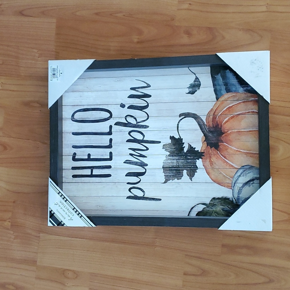pumpkin wall art